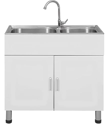 Amazon.co.jp: BTM 流し台 ステンレス W83×D43.5×H109.5cm